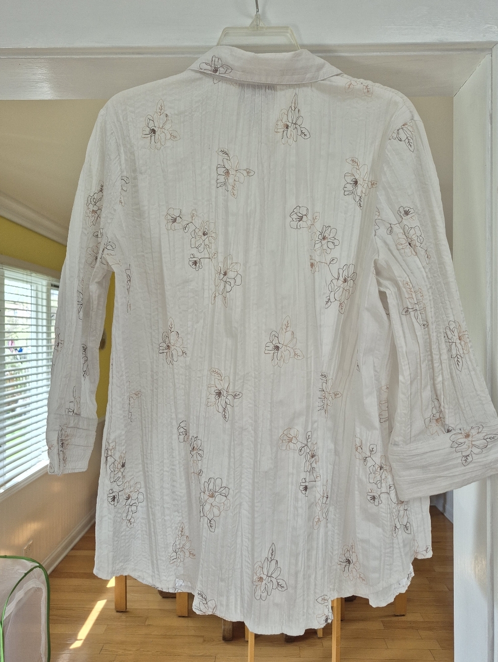 Studio Works XL Lorelai Gilmore Y2k Vintage Embroidered Blouse. - Picture 4 of 6